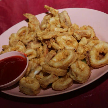 Deep fried Squid's Rings