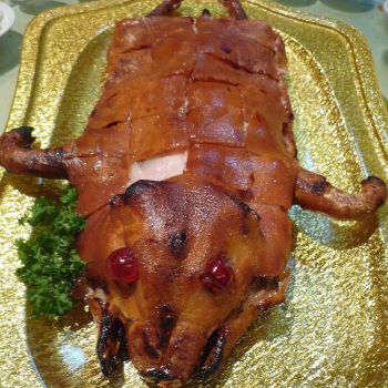 BBQ Whole Suckling Pig