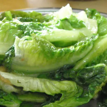 Stir Fry Romaine Lettuce