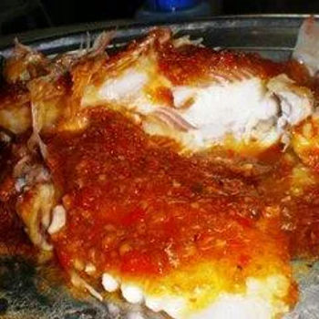 Steamed bean paste "African fish "