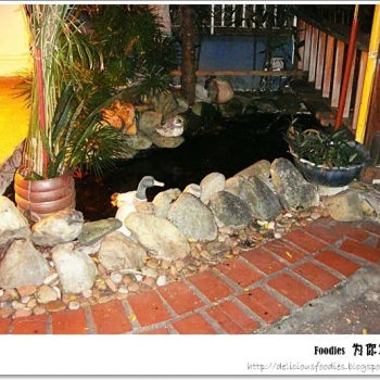 楼下的两个水池