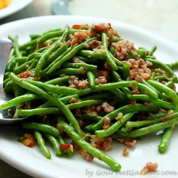 Vegetable Item (String Beans with Minced Pork & Savoury Pickled Radish)
