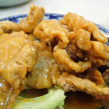 Fried abalone mushrooms
