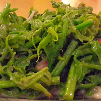 Sayur Paku Served In Kelabu Style