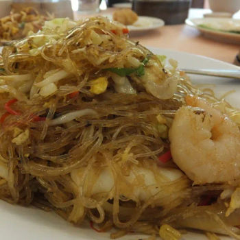 Fried Glass Seafood Noodle