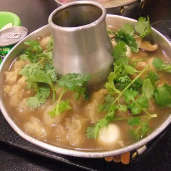 Fish Maw With Sticky Soup - "Kha Pok Pla Nam Deng"