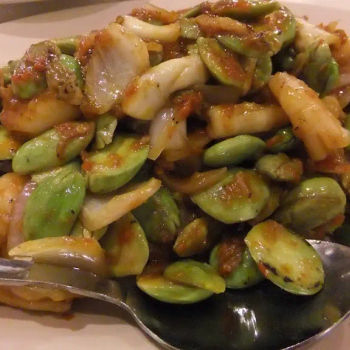 Sambal Petai With Prawns And Squids