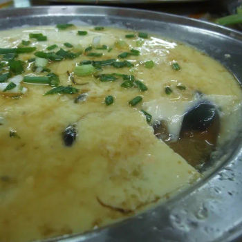 Steamed Eggs Of Three Kinds