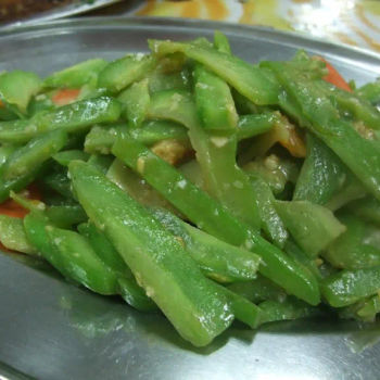 Bitter Gourd Stir Fried With Salted Eggs