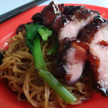 Wan Tan Mee with melting Char Siew