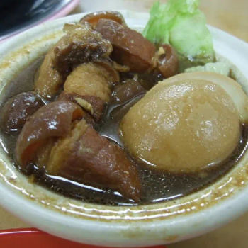 Stew Soya Soy Pork Belly With Egg