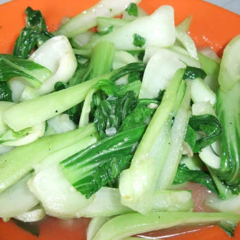 Stir fried Bok Choy (Chinese cabbage)