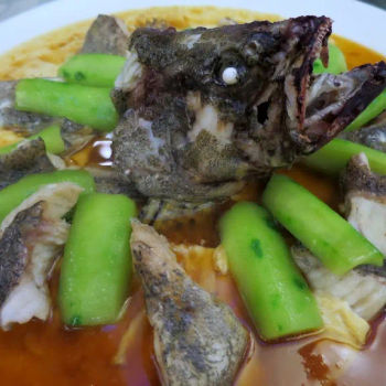 Steamed Garoupa With Ketola and Beancurd Skin