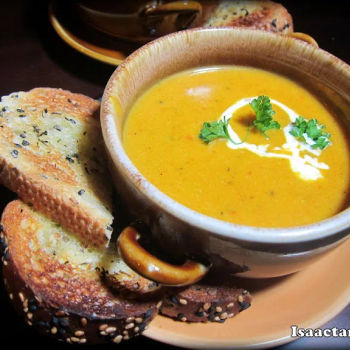 Roasted Pumpkin and Red Capsicum Soup