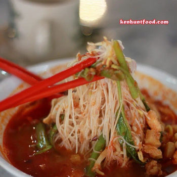 Set A  with Shrimps, Pork Meat, Egg and Kangkung/ Water Spinach