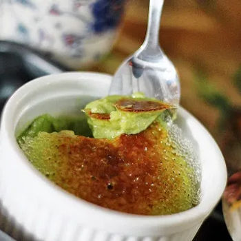 Green Tea Creme Brulee