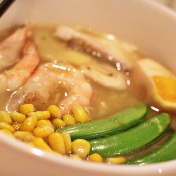 Ramen with Fresh Assorted Seafood