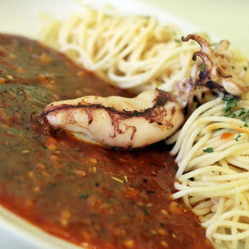 Spaghetti with Barbecue Sauce