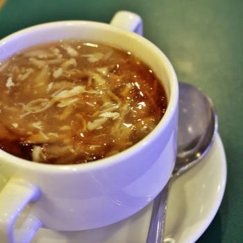 Shark Fin soup and Cream of Mushroom Soup