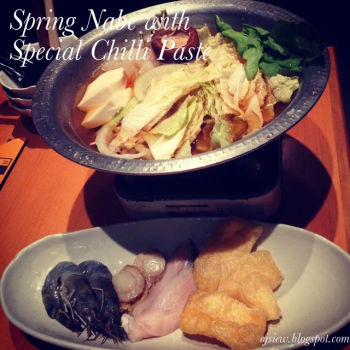 Spring Nabe with Special Chilli Paste