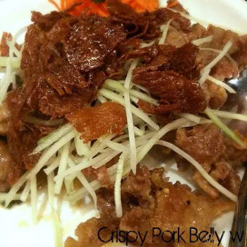 Crispy Pork Belly with Rolled Chargrilled Cuttlefish