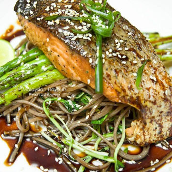 Teriyaki Salmon Steak