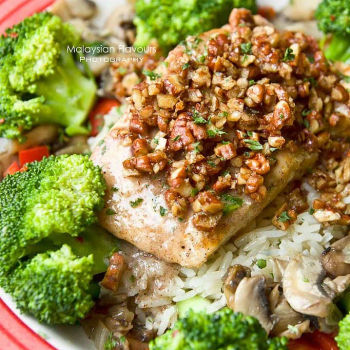 Honey Pecan Salmon