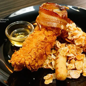 Crispy American Toast with Bacon