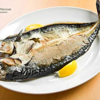 Salt Baked Mackerel