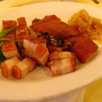 Suckling pig and 'siew york'
