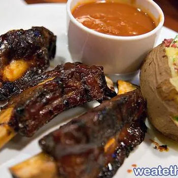 Ribs with the original sauce