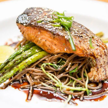 Teriyaki Salmon Steak