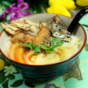 Homemade Teow Chew fishhead Noodle