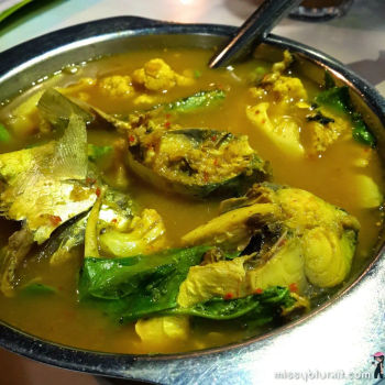 Ikan Bawal Masak Asam Pedas