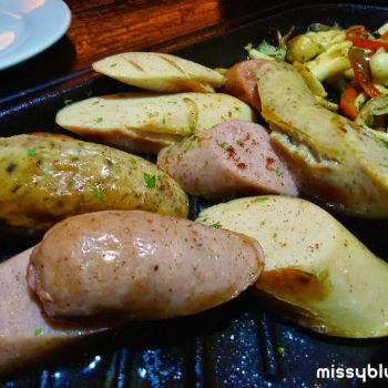 Sizzling Sausage Platter