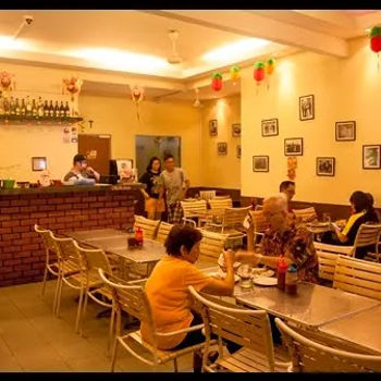 The simple interior deco of Lemon Tree Restaurant