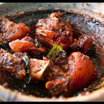 Claypot dry pork knuckles Bak Kut Teh - 猪脚干肉骨茶