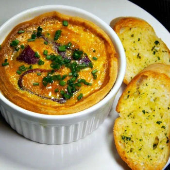 Turkey Bacon and Mushrooms Short-crust Tart