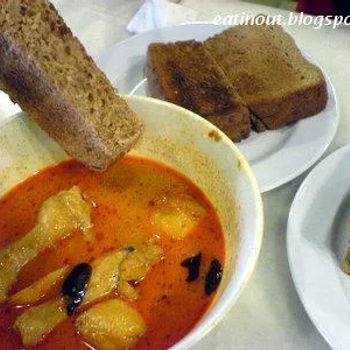 Toast - Curry Chicken and Kaya & Butter