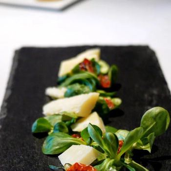 Complimentary Parmesan Cheese Platter