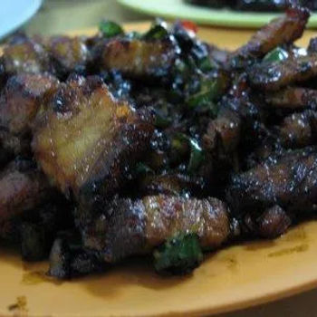 Dark Soya Sauce with Roasted Pork&Chili Padi