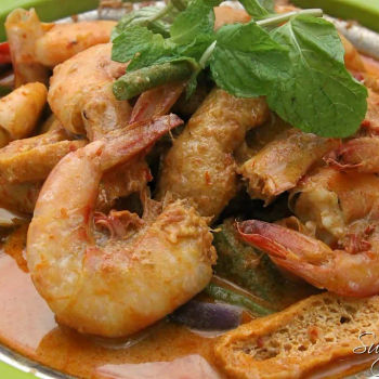 Curry Fish Head + Prawn