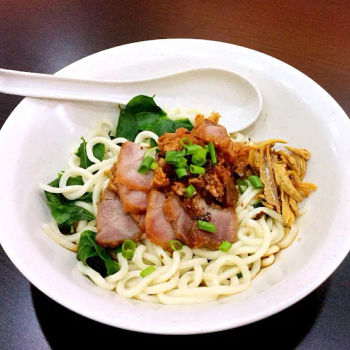 Fried Pork Pan Mee