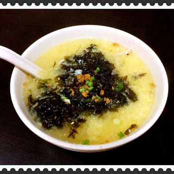 Egg + Seaweed Soup Pan Mee