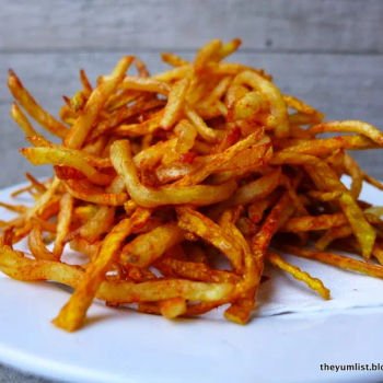 Pumpkin and Potato Shoestring Fries