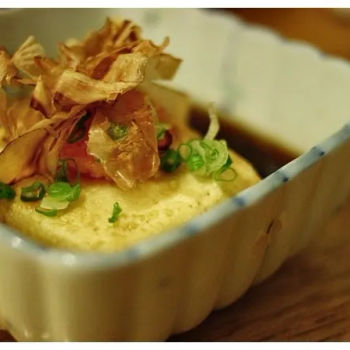 Agedashi Dofu / Deep fried tofu with dipping sauce