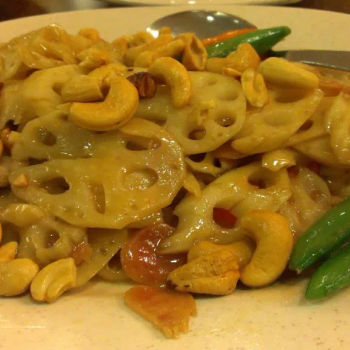 Lotus roots with Chinese Sausages