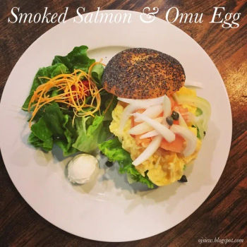 Smoked salmon & Omu egg