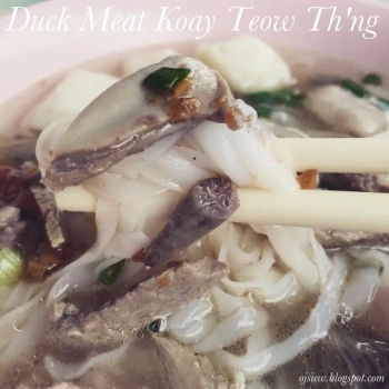 Duck meat koey teow th'ng