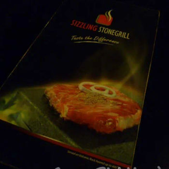 Sizzling StoneGrill Menu